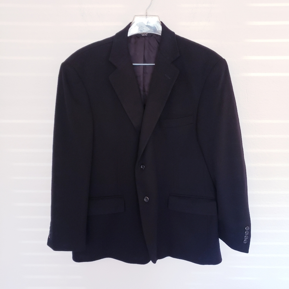 Mens Pronto Uomo Luxurious Black Cashmere
Fully Lined Blazer Size 46S